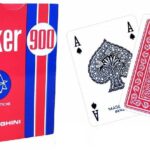 Masenghini Poker 900 rosso, triplex mazzo di 55 carte.
