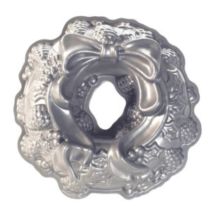Nordic ware tortiera pan di ghirlande natalizie, in alluminio pressofuso qualità extra