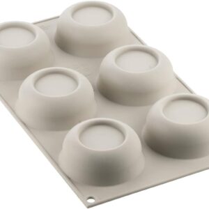 Silikomart mini dot, stampo per 6 per dolci ø cm 7x3 qualità professionale