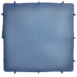 Pavoni stampo quadrato cm 24x24x4 resistente da - 40 ° + 280 °