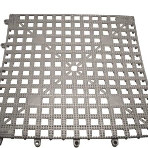 The bars poggia bicchiere cm 32x32 grigio, modulare in plastica