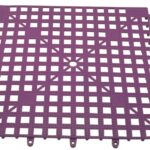 The bars poggia bicchiere cm 32x32 viola, modulare in plastica