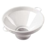 Mobil plastic imbuto - colalatte in polipropilene da 27 cm con filtro da 10 cm - per alimenti.