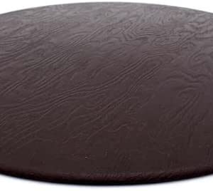 MC tagliere tondo cm 40, effetto legno, marrone in nylon