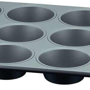 Lagostina gustosa, stampo 12 muffin in acciaio antiaderente cm 38x27