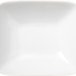 Tognana Plaza set 6 piatto fondo rettangolare 19x16 cm,in fine porcellana