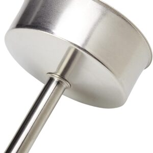 Giannini imbuto 3 tz ricambio originale per caffettiera giannina, in acciaio inox