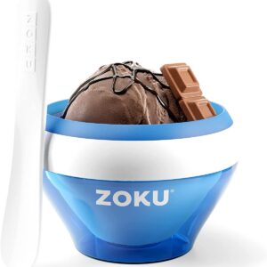 Zoku ice cream maker, coppa termica per gelato istantaneo qualità extra azzurro