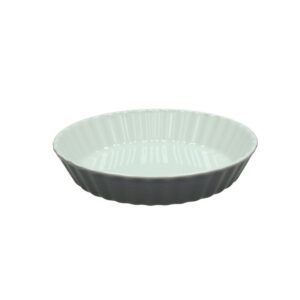Tognana charme, stampo crostata in porcellana da forno cm 26x5 grigio londra