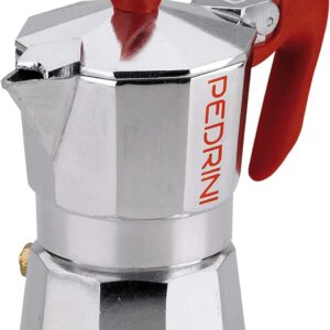 Pedrini brillant, caffettiera 1 tazza  alluminio alimentare