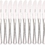 Pintinox America, set 12 coltello tavola, in acciaio inox