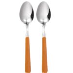Excelsa cucchiaini Trendy caffè acciaio inox arancio 2 pezzi