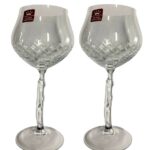 Rcr net, set 2 calici vino cl 38, in cristallo 24%