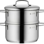 Wmf mini set vaporiera in acciaio inox ø 16 adatto ad induzione qualità extra