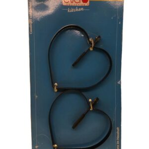 Kaufgut, set 2 forme uovo a cuore ø 9,5 cm antiaderente
