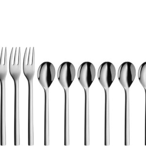 Wmf nuova, set torta 13 pezzi in acciaio inox