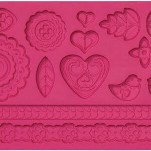 Wilton stampo in silicone folk per pasta di zucchero