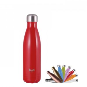 Mepra Bob, bottiglia termica rossa 50 cl, in acciaio 18/10