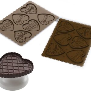 Silikomart cookie love, qualità professionale