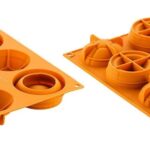 Silikomart michetta stampo 8 forme, in silicone mm 64x45