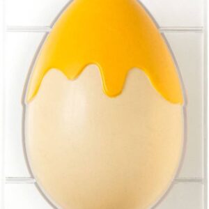 Decora stampo uovo di pasqua con colata, policarbonato 1 cavità, gr 250, mm 163 x 230
