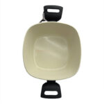 Moneta casseruola forma interno in ceramica 01 ,con coperchio