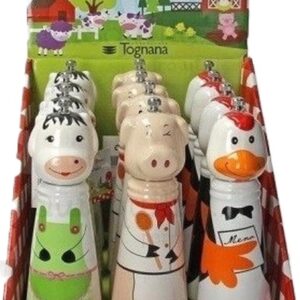Tognana fattoria macina sale/pepe, in ceramica ingranaggio universale