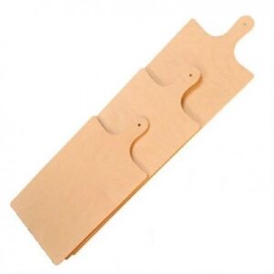 Panetta casalinghi tagliere rettangolare per pizza al metro, in legno,115 x 1.2 x 32 cm