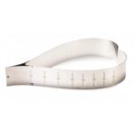 Ghidini anello regolabile a cuore in acciaio inox diametro cm 12-26