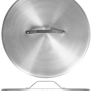Pentole agnelli, coperchio per casseruola a 4 spicchi da 36 cm professionale in alluminio