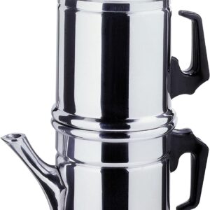 Ilsa caffettiera napoletana 1 tazza, in alluminio puro