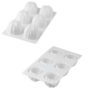 Silikomart bloom 120, stampo in silicone per 6 forme da ø 6,8x 5.2 qualità professionale
