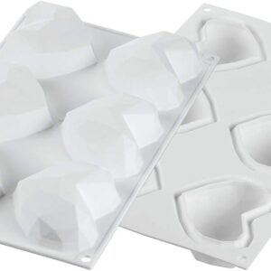 Silikomart amorini origami 110 stampo in silicone cm 7,4x8,3x3,5 + cutter