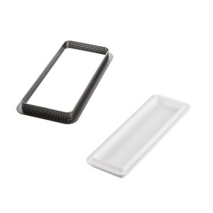 Silikomart kit tarte 265x105 mm set stampo in silicone cm 23,5x7,5 cm + anello