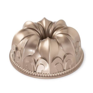 Nordicware stampo bund fleur de lis ø 23.5 x 9.5 cm in alluminio pressofuso qualità extra