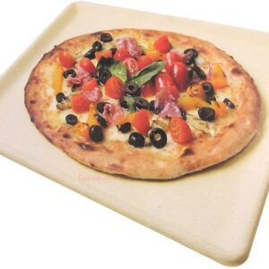 Trabo my cooking naturcook piastra refrattaria con ricettario, 35 x 34.5 x 2.5 cm