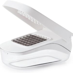 Oxo good grips taglia verdura a cubetti con base raccoglitore, lame acciaio inox qualità extra