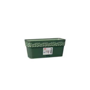 Stefanplast balconetta opera cloe verde cm 30x13x12 con riserva d'acqua