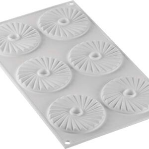 Silikomart 6 plissé silicone mm 75 x 7 qualità professionale