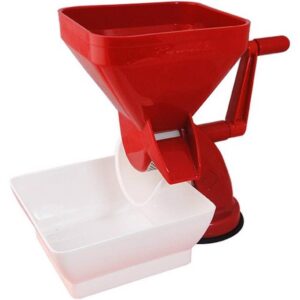 Rigamonti Master passapomodoro con bacinella, per passate di pomodoro puree di verdure, marmellate