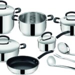 Lagostina pratica 13 pz set di pentole in acciaio inox adatte ad induzione