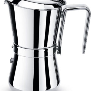 Giannini, giannina 1 tz, caffettiera acciaio inox 18/10 prodotta in italia