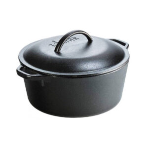 Lodge forno olandese da lt 6,6 casseruola con coperchio, in ghisa