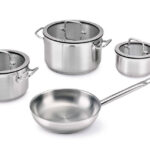Berghoff Downdraf Hotel, batteria 7 pz  adatta ad induzione