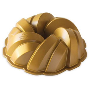 Nordic ware 75th anniversary tortiera in corda intrecciata cm 27x10,6, in alluminio pressofuso qualità extra