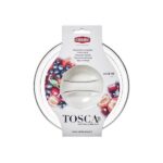 Stefanplast tosca ,coperchio trasparente cm 19 per alimenti qualità extra