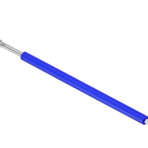 Motta penna latte art acciaio inox 18 / 10 professionale con rivestimento in gomma blu