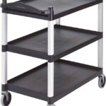 Cambro carrello di servizio nero, leggero e resistente, prodotto professionale