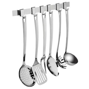 Lagostina Grancucina barra 6 posti, appendi mestoli, acciaio inox