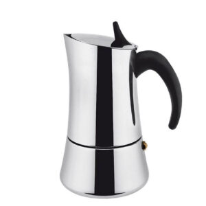 Ilsa elly, caffettiera 4 tz espresso per induzione, acciaio inox 18/10